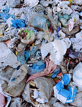 Garbage, waste, trash, rubbish, pollution, dump, litter, dirty, garbage pile, solid rubbish, scrap closeup view image photo photo