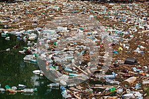 Garbage in water