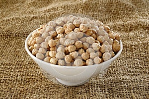 Garbanzo bean in bowl