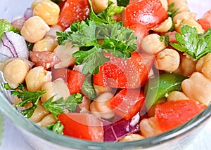 Garbanzo bean salad