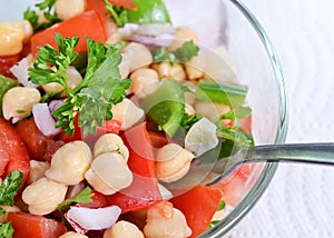 Garbanzo bean salad