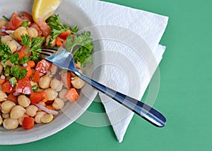 Garbanzo bean salad