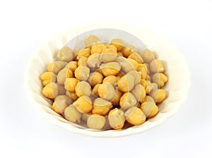 Garbanzo beans in bowl