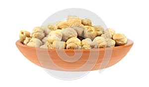 Garbanzo beans in small bowl photo