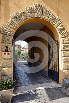 Garbatella neighborhood in Rome, Italy