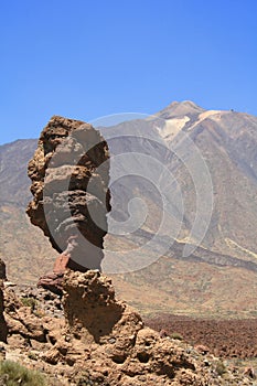 Garcia rock and volcano teide