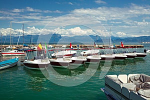 Garda Lake boats