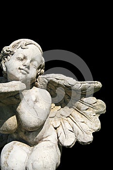 Garden angel statue