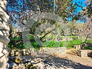 Garden with the Arneiro\'s Well in Fatima