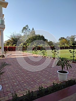 Garden of banquet house, Sonbhadra