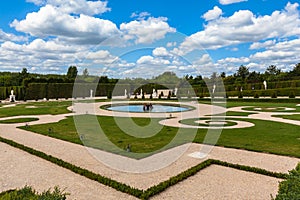 Garden behind the Versailles Palace