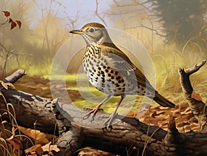 Garden Birds Song Thrush