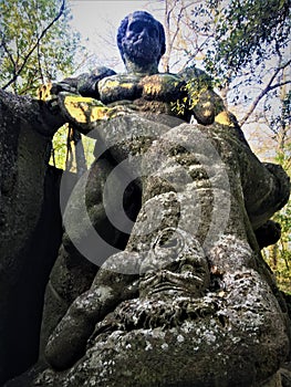 Garden of Bomarzo, Sacred Grove, Park of the Monsters, Hercules and Cacus photo