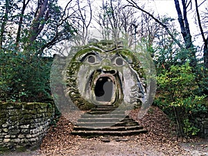Garden of Bomarzo, Sacred Grove, Park of the Monsters, Orcus mouth photo