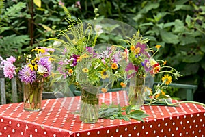 Garden bouquet annuals, The Netherlands photo