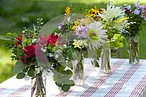 Garden bouquet with Dahlia's