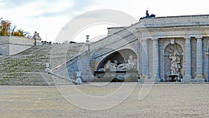 Garden of the castle Chantilly