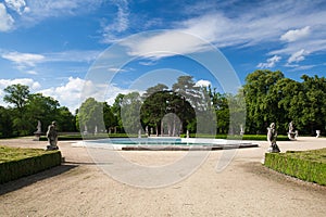 Garden in the Castle in Slavkov