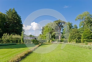 Garden of chateau Cheverny