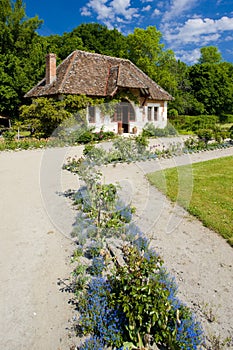 garden of Chateau du Moulin, Lassay-sur-Croisne, Centre, France