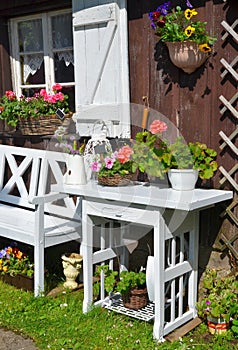 Garden Cottage in the summer