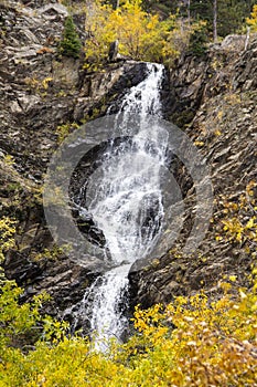 Garden Creek Falls, Wyoming, During the Fall