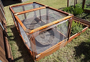 Garden enclosure to protect from small animals