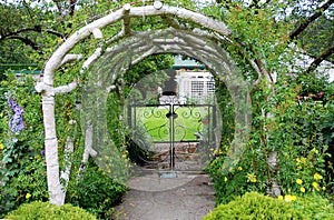 Garden entrance