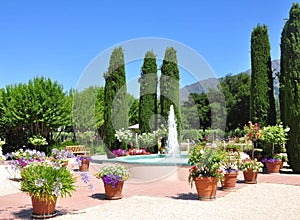 Garden fountain