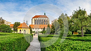 Garden of the Franciscans and of the Church of the Virgin Mary of the Snow in Prague