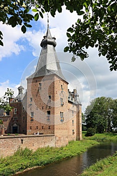 Garden in front of Doorwerth Castle The Netherlands