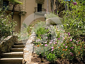 Garden in front of a home