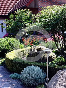 Garden in front of the house