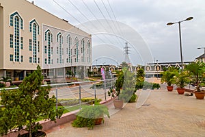 Garden in the front of the new Auditorium of Deeper Life Bible Church Gbagada Lagos Nigeria