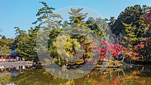 Garden in front of Todaiji Temple in Nara