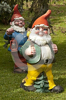 Garden Gnomes in the Swiss Alps