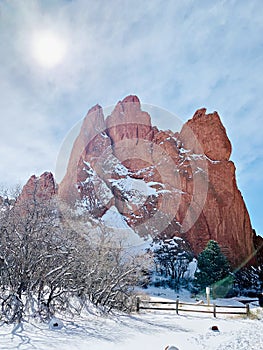 Garden of the Gods in Colorado Springs Colorado