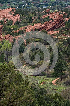 Garden of the gods colorado springs rocky mountains