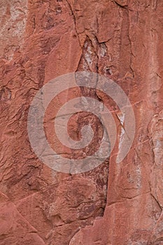 Red rock background texture