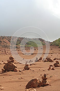 Garden of the Gods, distance, Lanai, HI, USA