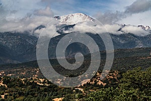 Garden of the gods & pikes peak colorado springs rocky mountains