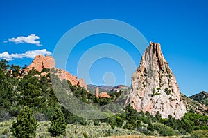 Garden of the Gods Rock Formation - Colorado