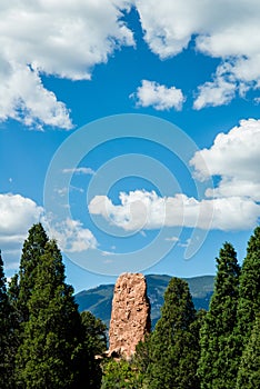 Garden of the Gods Rock Formation - Colorado