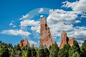 Garden of the Gods Rock Formation - Colorado