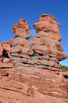 Garden of the Gods, Siamese Twins rock formation
