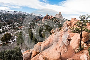 Garden of the Gods Winter Snow