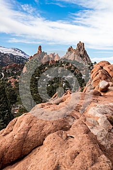 Garden of the Gods Winter Snow