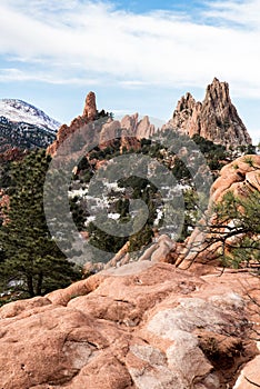 Garden of the Gods Winter Snow