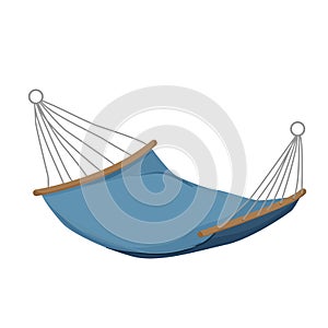 garden hammock relax color icon vector illustration