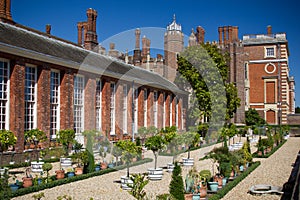 Garden in Hampton Court Palace